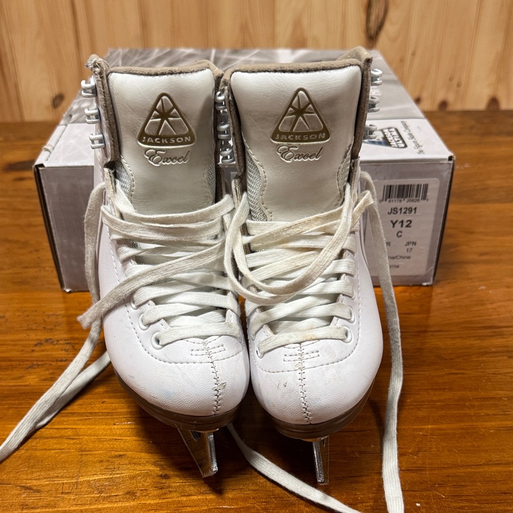 Jackson Excel White Ice Skates